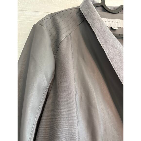 Marc New York Gray Varsity Jacket - Picture 4 of 7